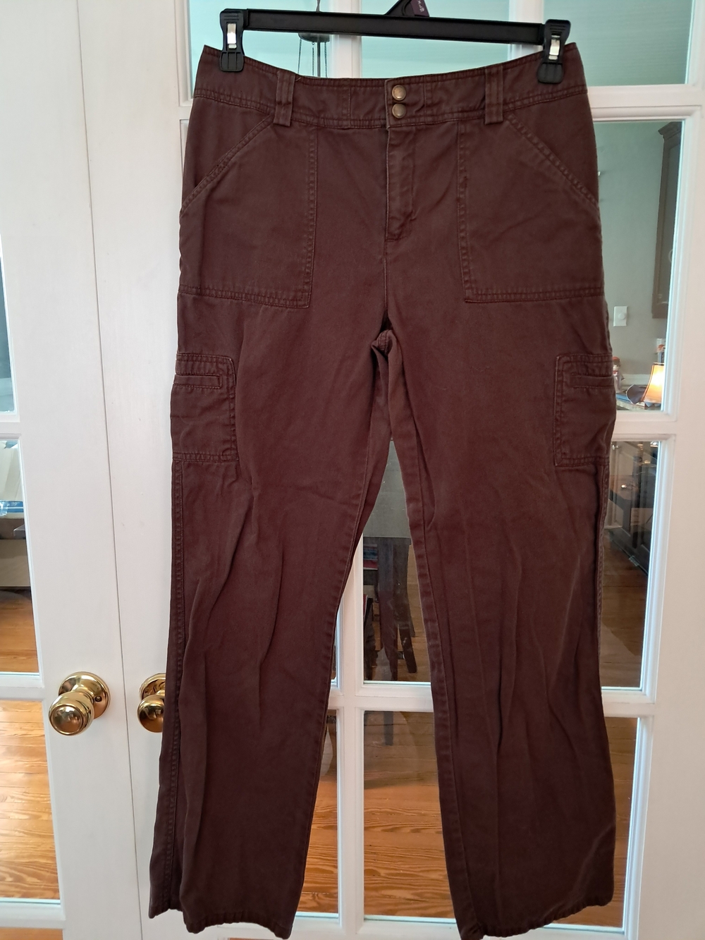 Caribbean Joe Women's Brown Cargo Pants